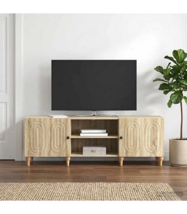 vidaXL TV Cabinet Sonoma Oak 150 x 31 x 50 cm Engineered Wood — V0672158180
