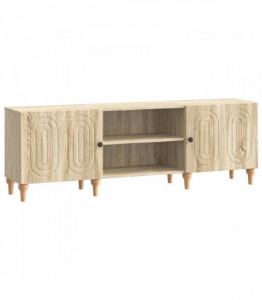 vidaXL TV Cabinet Sonoma Oak 150 x 31 x 50 cm Engineered Wood — V0672158180