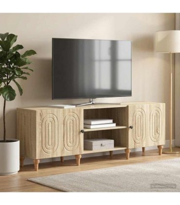 vidaXL TV Cabinet Sonoma Oak 150 x 31 x 50 cm Engineered Wood — V0672158180