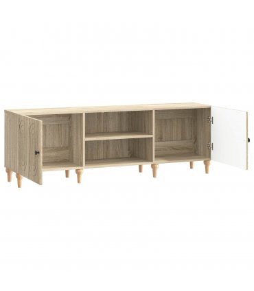 vidaXL TV Cabinet Sonoma Oak 150 x 31 x 50 cm Engineered Wood — V0672158180