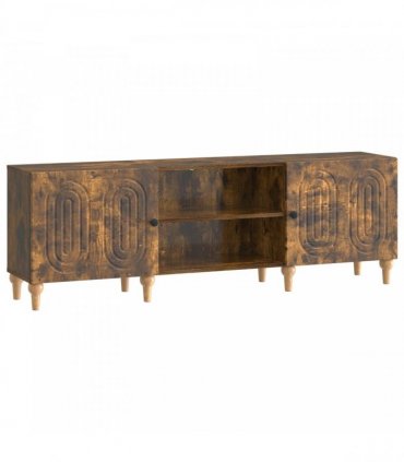 vidaXL TV Cabinet Smoked Oak 150 x 31 x 50 cm Engineered Wood — V0672158181