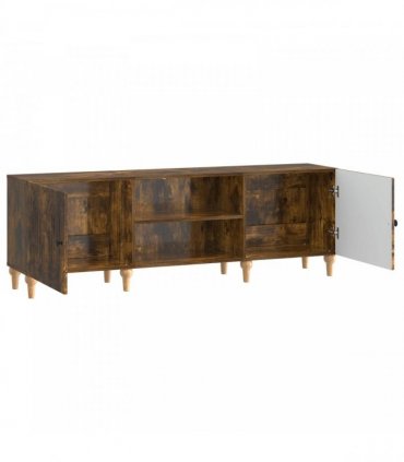 vidaXL TV Cabinet Smoked Oak 150 x 31 x 50 cm Engineered Wood — V0672158181