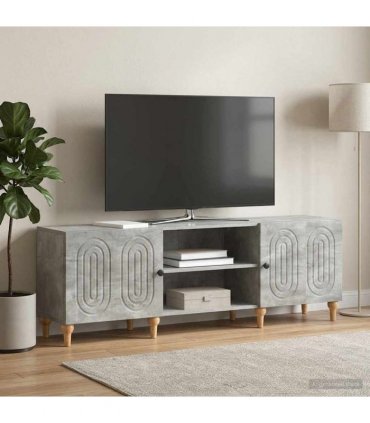 vidaXL TV Cabinet Concrete Grey 150 x 31 x 50 cm Engineered Wood — V0672158183