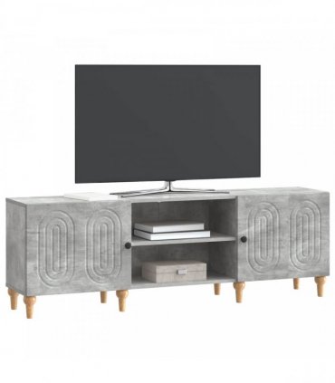 vidaXL TV Cabinet Concrete Grey 150 x 31 x 50 cm Engineered Wood — V0672158183