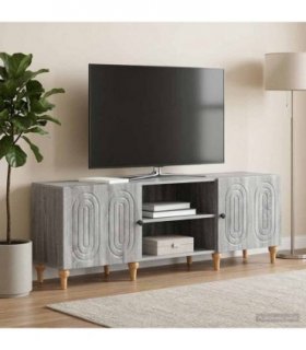 vidaXL TV Cabinet Grey Sonoma 150 x 31 x 50 cm Engineered Wood