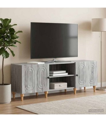 vidaXL TV Cabinet Grey Sonoma 150 x 31 x 50 cm Engineered Wood