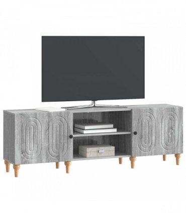 vidaXL TV Cabinet Grey Sonoma 150 x 31 x 50 cm Engineered Wood