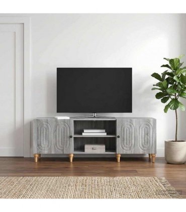 vidaXL TV Cabinet Grey Sonoma 150 x 31 x 50 cm Engineered Wood