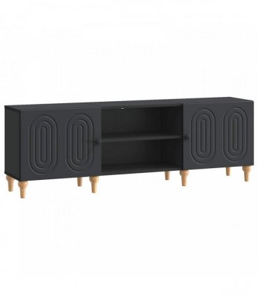 vidaXL TV Cabinet Black 150 x 31 x 50 cm Engineered Wood — V0672158186