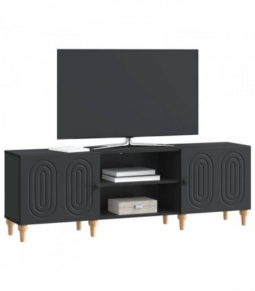 vidaXL TV Cabinet Black 150 x 31 x 50 cm Engineered Wood — V0672158186