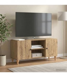 vidaXL TV Cabinet Artisan Oak 102 x 34.5 x 50 cm Engineered Wood — V0672158190