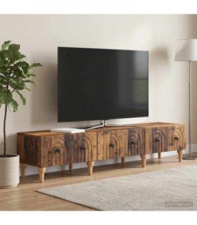 vidaXL TV Cabinet Old Wood 147 x 34.5 x 30 cm Engineered Wood — V0672158195