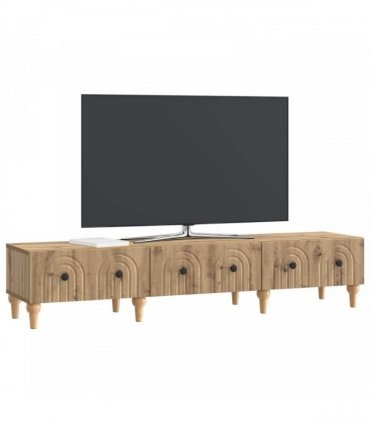 vidaXL TV Cabinet Artisan Oak 147 x 34.5 x 30 cm Engineered Wood — V0672158201