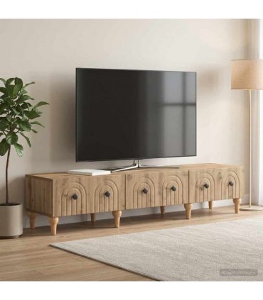 vidaXL TV Cabinet Artisan Oak 147 x 34.5 x 30 cm Engineered Wood — V0672158201
