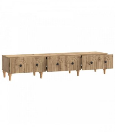 vidaXL TV Cabinet Artisan Oak 147 x 34.5 x 30 cm Engineered Wood — V0672158201