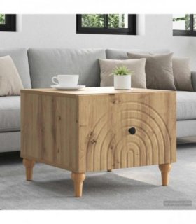vidaXL Coffee Table Artisan Oak 49 x 50 x 40 cm Engineered Wood — V0672158222