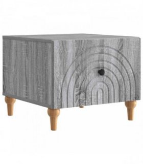 vidaXL Coffee Table Grey Sonoma 49 x 50 x 40 cm Engineered Wood — V0672158224