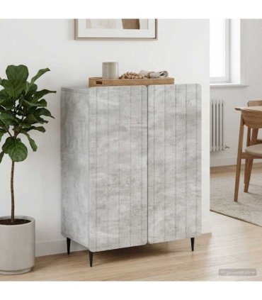 vidaXL Sideboard Concrete Grey 66 x 34.5 x 92 cm Engineered Wood — V0672158252