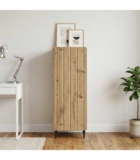 vidaXL Sideboard Artisan Oak 34.5 x 33 x 92 cm Engineered Wood