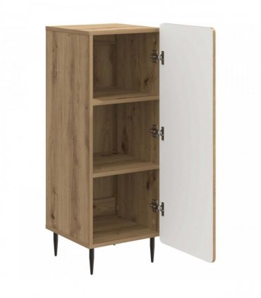vidaXL Sideboard Artisan Oak 34.5 x 33 x 92 cm Engineered Wood