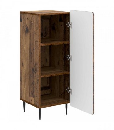vidaXL Sideboard Old Wood 34.5 x 33 x 92 cm Engineered Wood