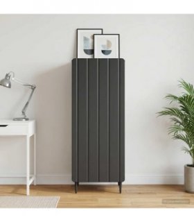 vidaXL Sideboard Black 34.5 x 33 x 92 cm Engineered Wood