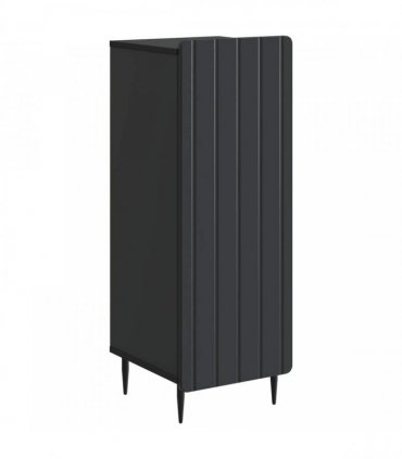 vidaXL Sideboard Black 34.5 x 33 x 92 cm Engineered Wood