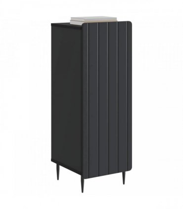 vidaXL Sideboard Black 34.5 x 33 x 92 cm Engineered Wood