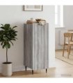 vidaXL Sideboard Grey Sonoma 34.5 x 33 x 92 cm Engineered Wood