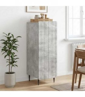 vidaXL Sideboard Concrete Grey 34.5 x 33 x 92 cm Engineered Wood