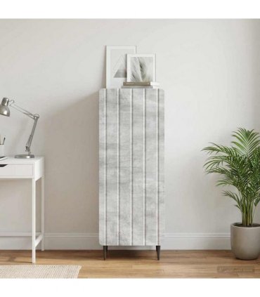 vidaXL Sideboard Concrete Grey 34.5 x 33 x 92 cm Engineered Wood
