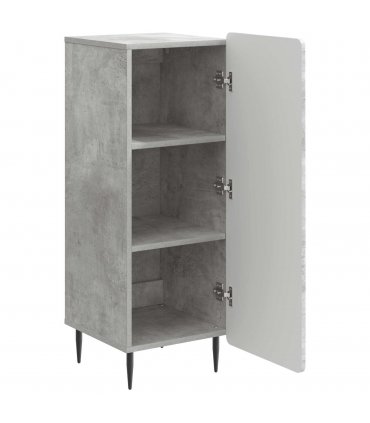 vidaXL Sideboard Concrete Grey 34.5 x 33 x 92 cm Engineered Wood