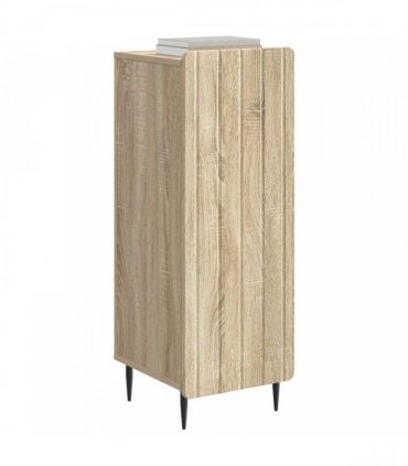 vidaXL Sideboard Sonoma Oak 34.5 x 33 x 92 cm Engineered Wood