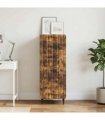 vidaXL Sideboard Smoked Oak 34.5 x 33 x 92 cm Engineered Wood