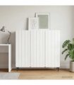 vidaXL Sideboard High Gloss White 89 x 34.5 x 82 cm Engineered Wood