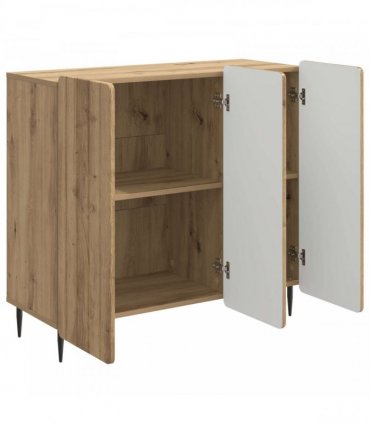 vidaXL Sideboard Artisan Oak 89 x 34.5 x 82 cm Engineered Wood