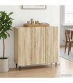 vidaXL Sideboard Sonoma Oak 89 x 34.5 x 82 cm Engineered Wood