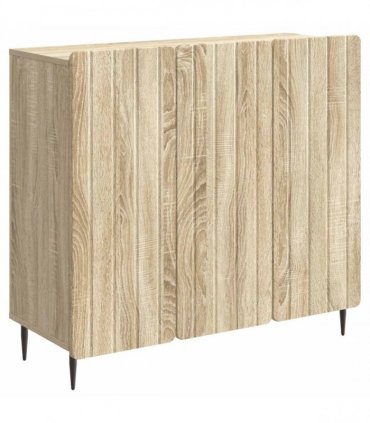 vidaXL Sideboard Sonoma Oak 89 x 34.5 x 82 cm Engineered Wood