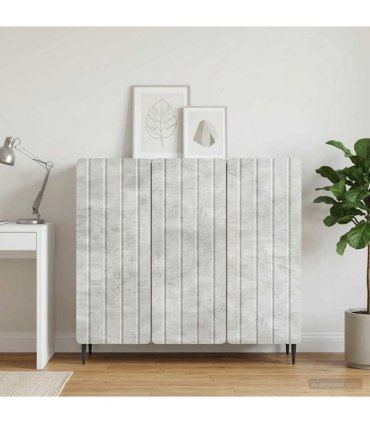 vidaXL Sideboard Concrete Grey 89 x 34.5 x 82 cm Engineered Wood