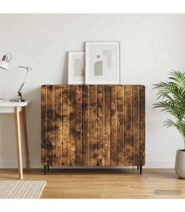 vidaXL Sideboard Smoked Oak 89 x 34.5 x 82 cm Engineered Wood