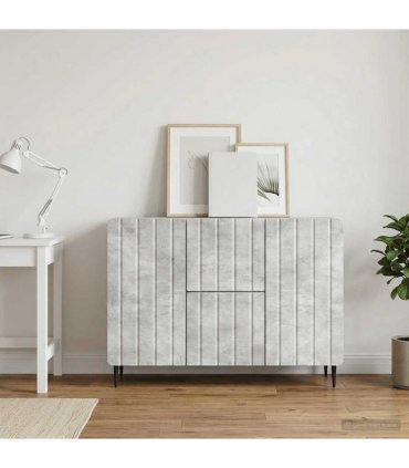 vidaXL Sideboard Concrete Grey 89 x 34.5 x 62 cm Engineered Wood