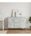vidaXL Sideboard Concrete Grey 89 x 34.5 x 62 cm Engineered Wood