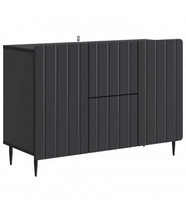 vidaXL Sideboard with Drawer Black 89 x 34.5 x 62 cm Engineered Wood