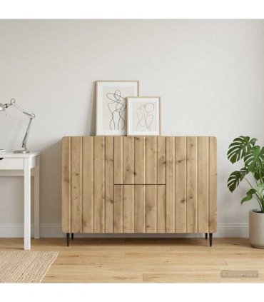 vidaXL Sideboard Artisan Oak 89 x 34.5 x 62 cm Engineered Wood