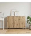 vidaXL Sideboard Artisan Oak 89 x 34.5 x 62 cm Engineered Wood