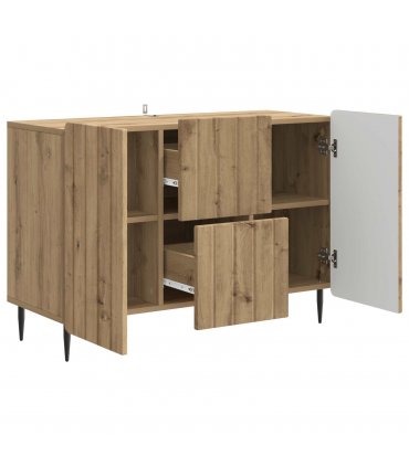vidaXL Sideboard Artisan Oak 89 x 34.5 x 62 cm Engineered Wood