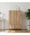 vidaXL Sideboard Artisan Oak 66 x 34.5 x 97 cm Engineered Wood