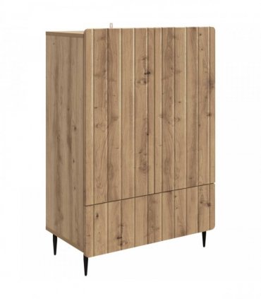 vidaXL Sideboard Artisan Oak 66 x 34.5 x 97 cm Engineered Wood