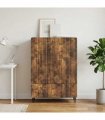 vidaXL Sideboard Smoked Oak 66 x 34.5 x 97 cm Engineered Wood