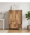vidaXL Sideboard Old Wood 66 x 34.5 x 97 cm Engineered Wood